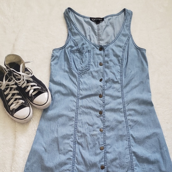 Forever 21 Dresses & Skirts - Dress forever 21 premium denim size s